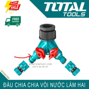 Đầu Chia 2 Vòi Khóa ống Nước Total THHC1202-Giao hàng toàn quốc 0865 668 737