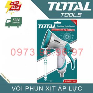 Vòi phun xịt áp lực TOTAL THZATN1101 có thể điểu chỉnh 10 kiểu phun