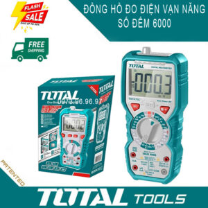 Đồng hồ đo điện vạn năng TOTAL TMT47503 màn hình LCD 6000 số đếm đúng - Giao hàng toàn quốc tại nhà 0973.96.96.97
