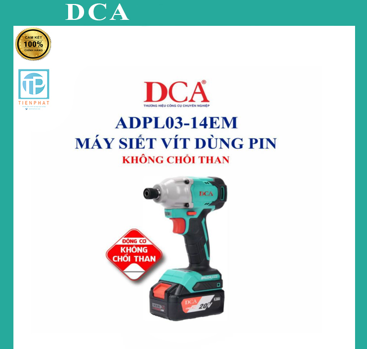 Máy siết vít dùng PIN DCA ADPL03-14EM PIN 20V / 4.0Ah