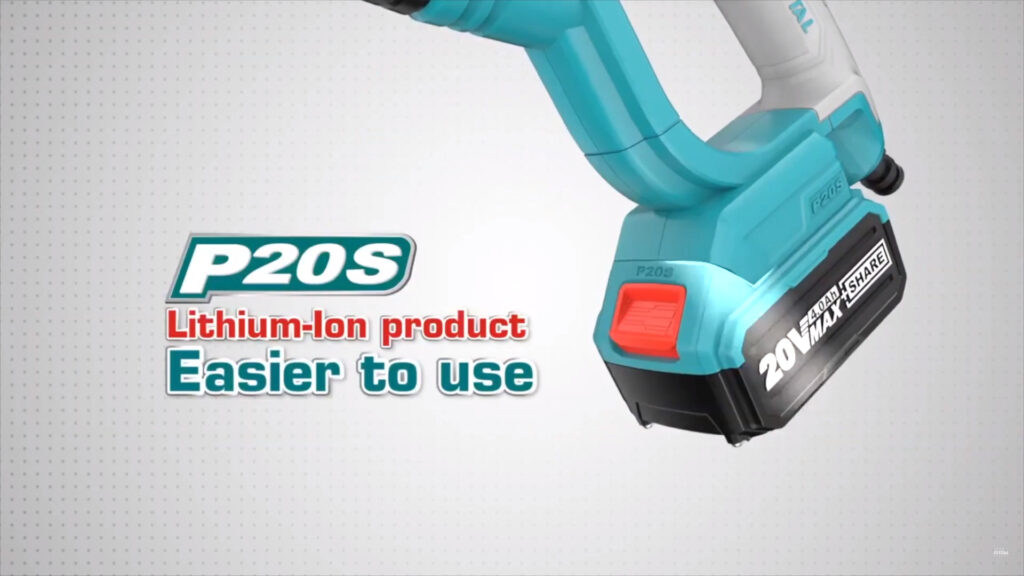 Máy rửa xe dùng PIN 20V 2.0A/4.0A TPWLI20084 TOTAL TOOLS WORLD