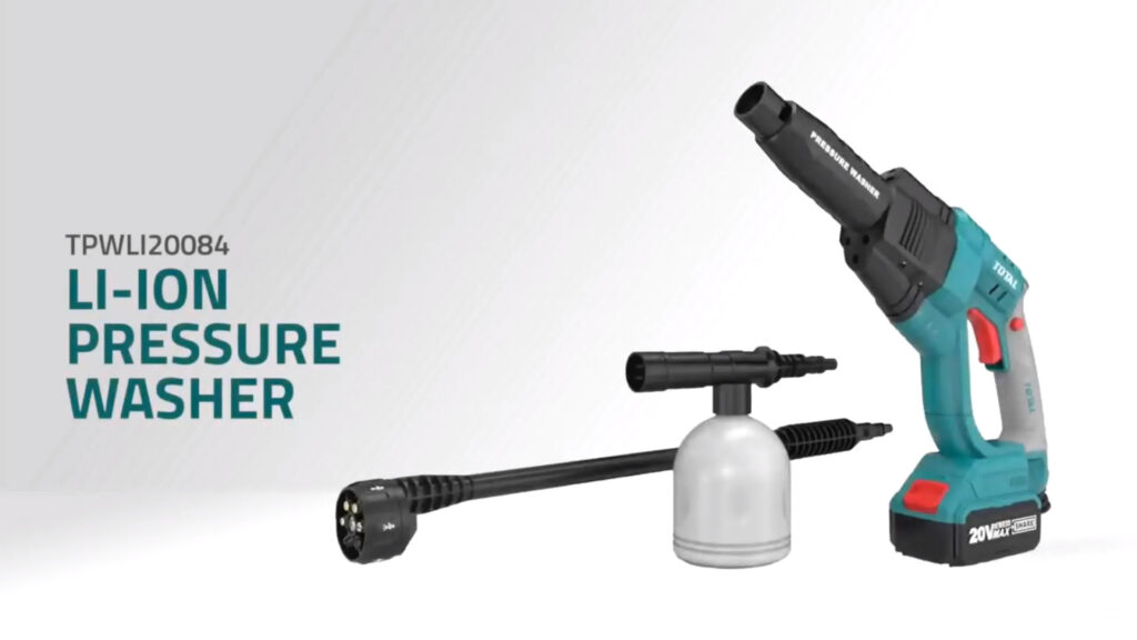 Máy rửa xe dùng PIN 20V 2.0A/4.0A TPWLI20084 TOTAL TOOLS WORLD