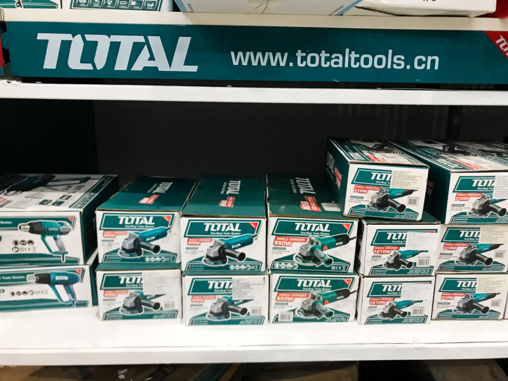 Máy mài góc chính hãng của TOTAL 800W đủ các loại mã máy của TOTAL