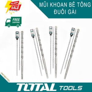Mũi khoan bê tông đuôi gài 6 TOTAL TAC310601 đường kính 6x110mm - Giao hàng tại nhà 0865 668 737